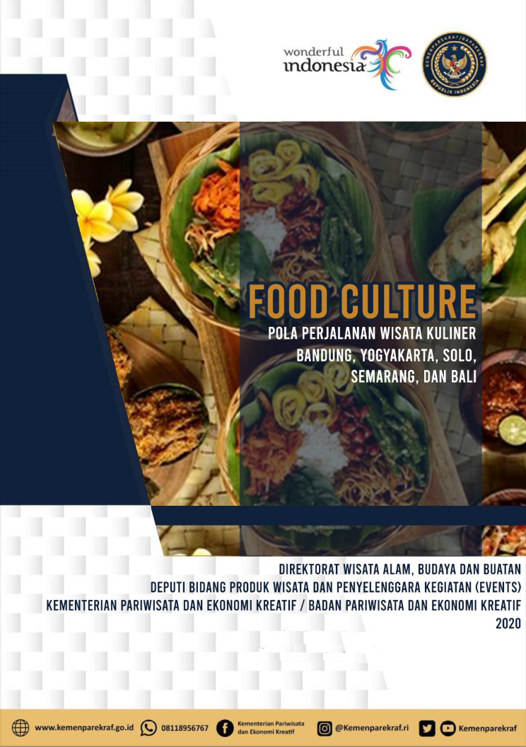 Food Culture: Pola Perjalanan Wisata Kuliner Bandung, Yogyakarta, Solo, Semarang dan Bali