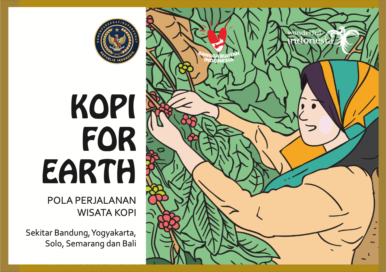 Kopi for Earth Pola Perjalanan Wisata Kopi: Sekitar Bandung, Yogyakarta, Solo, Semarang dan Bali